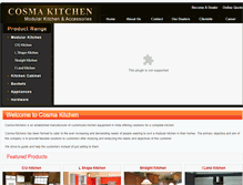 Tablet Screenshot of cosmakitchens.com